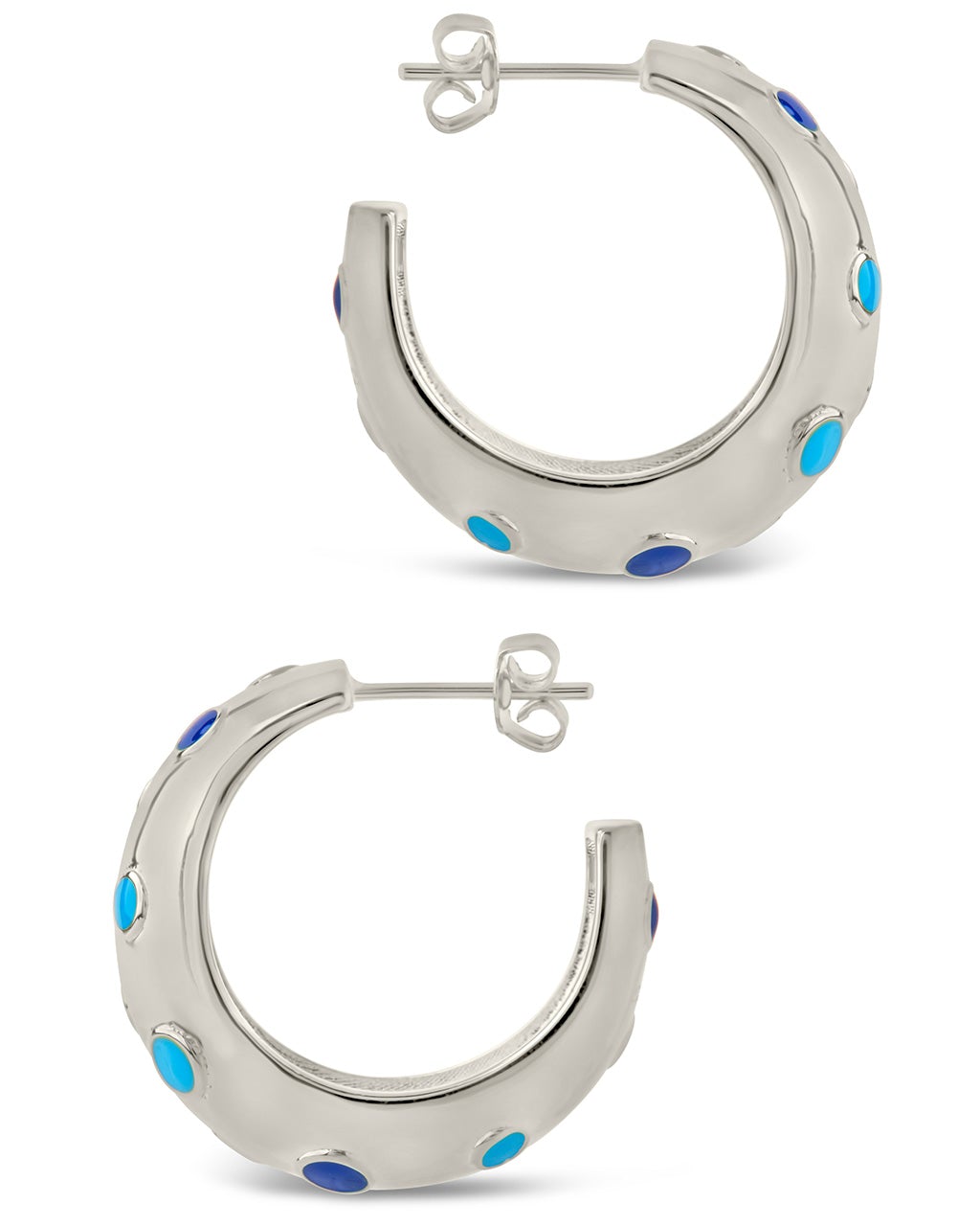 Verena Hoops Earring Sterling Forever 
