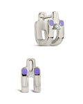 Zella Huggie Hoops Earring Sterling Forever Silver 