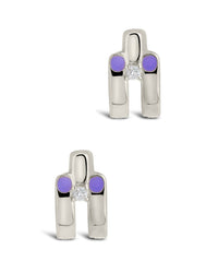 Zella Huggie Hoops Earring Sterling Forever 