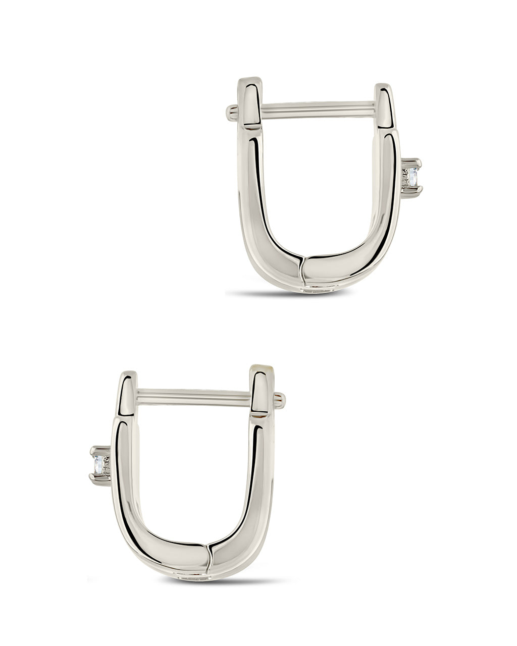 Zella Huggie Hoops Earring Sterling Forever 