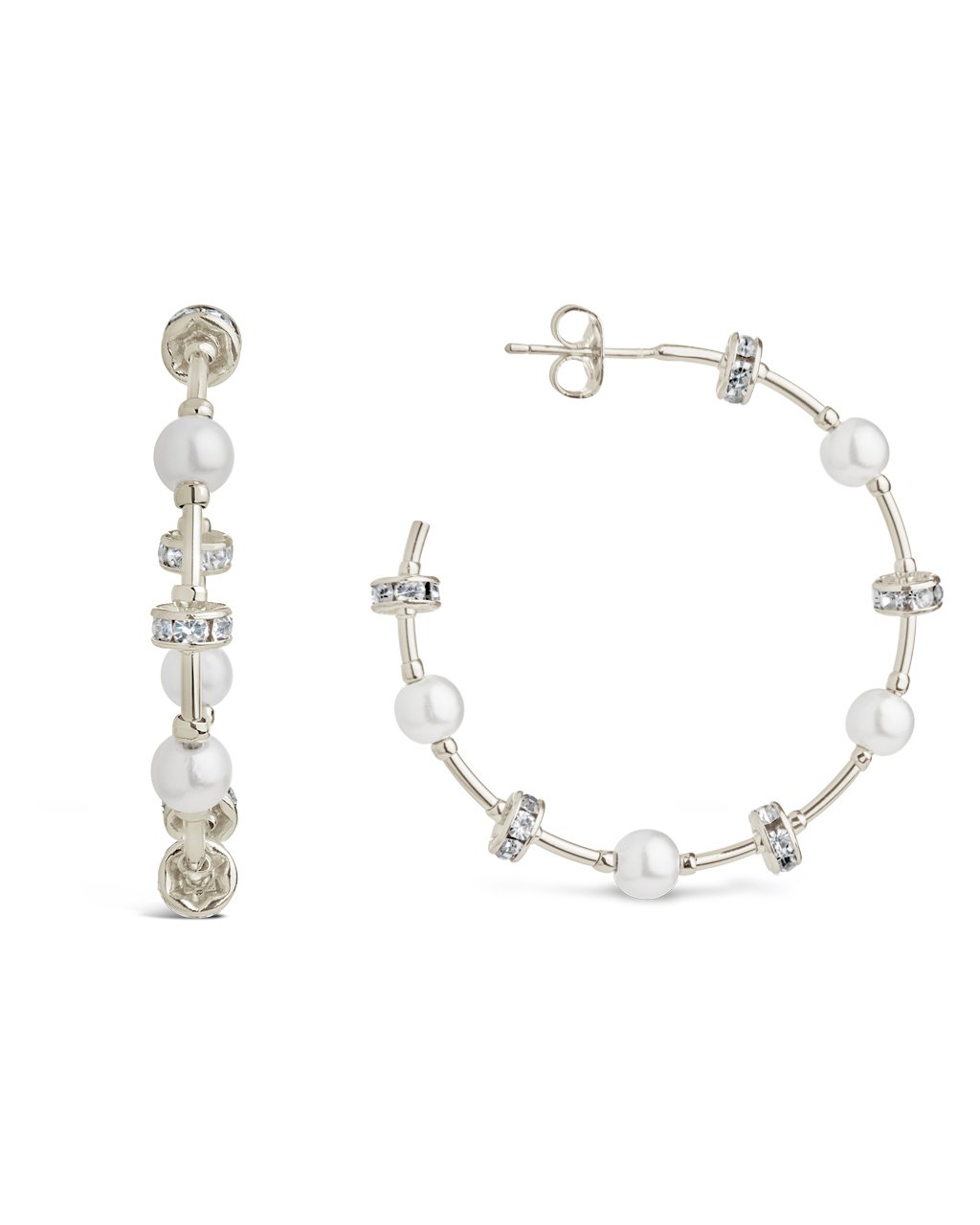 Talulla Hoops Earring Sterling Forever 