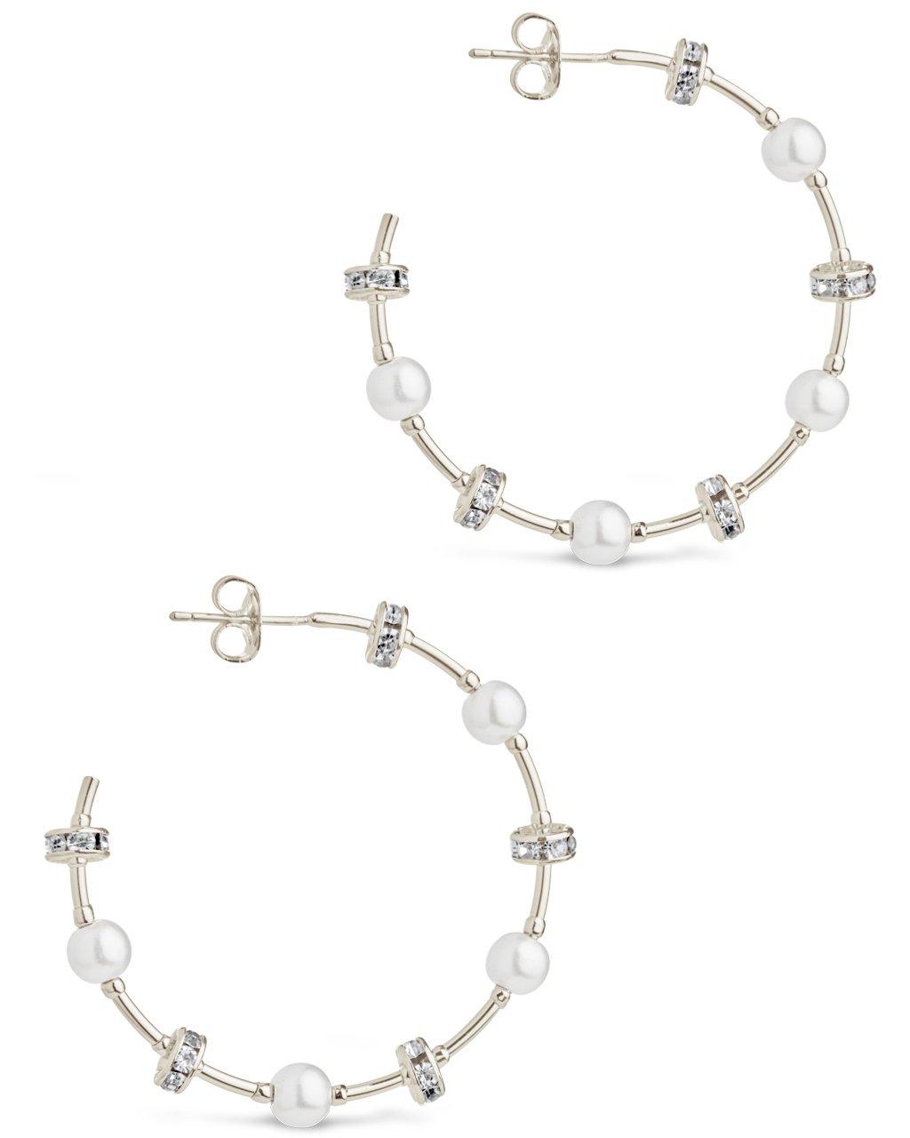 Talulla Hoops Earring Sterling Forever Silver 
