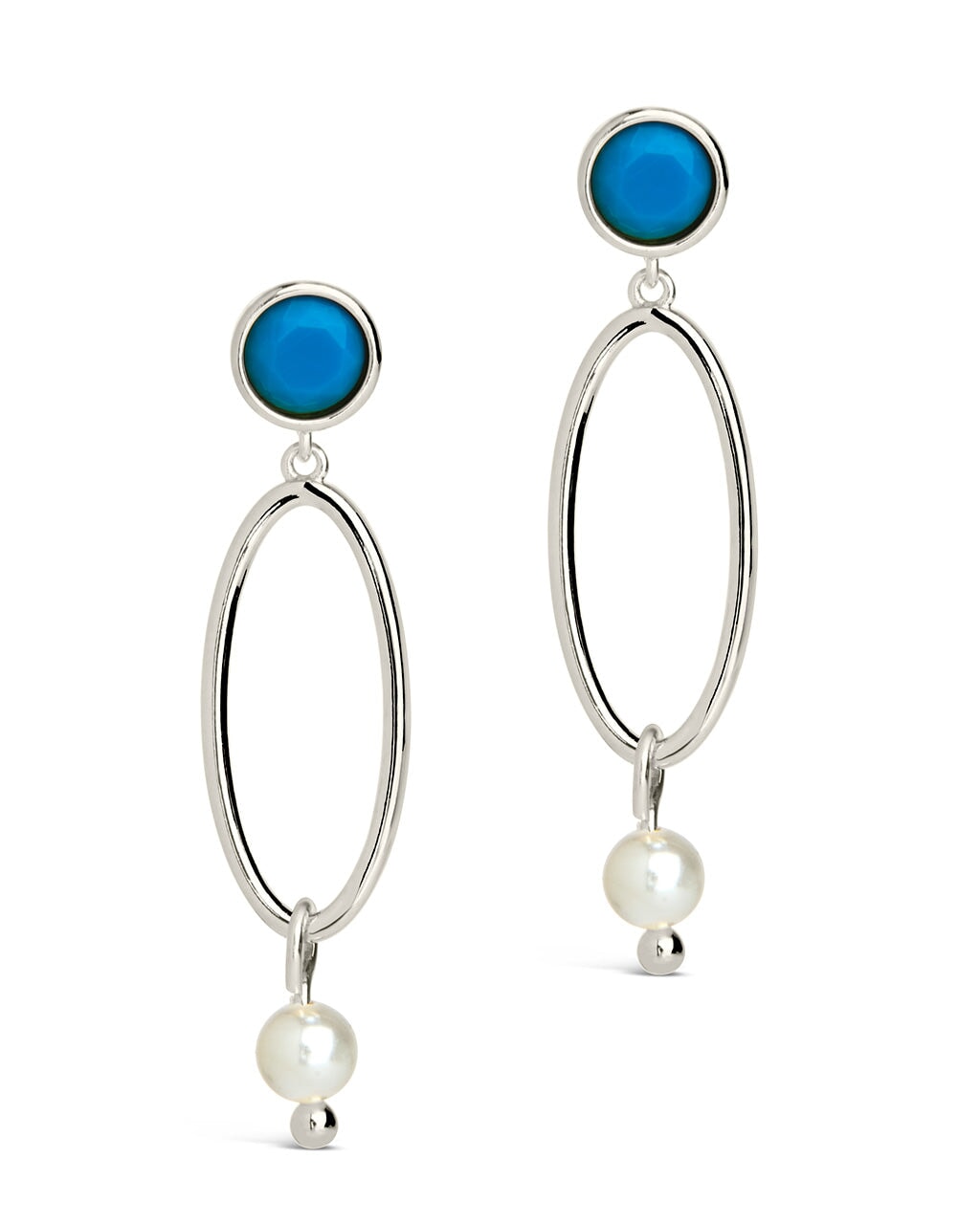 Ula Drop Studs Earring Sterling Forever 