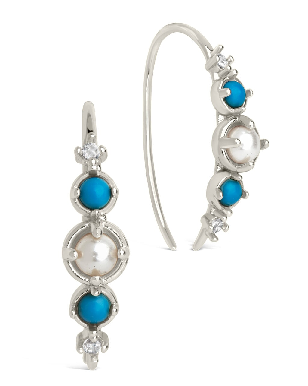 Indra Hook Earrings Earring Sterling Forever Silver 