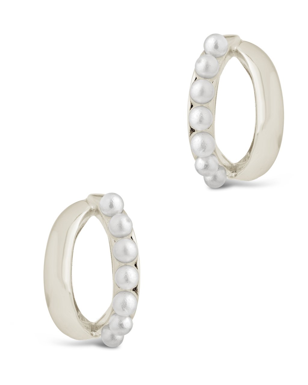 Willa Stud Hoops Earring Sterling Forever 