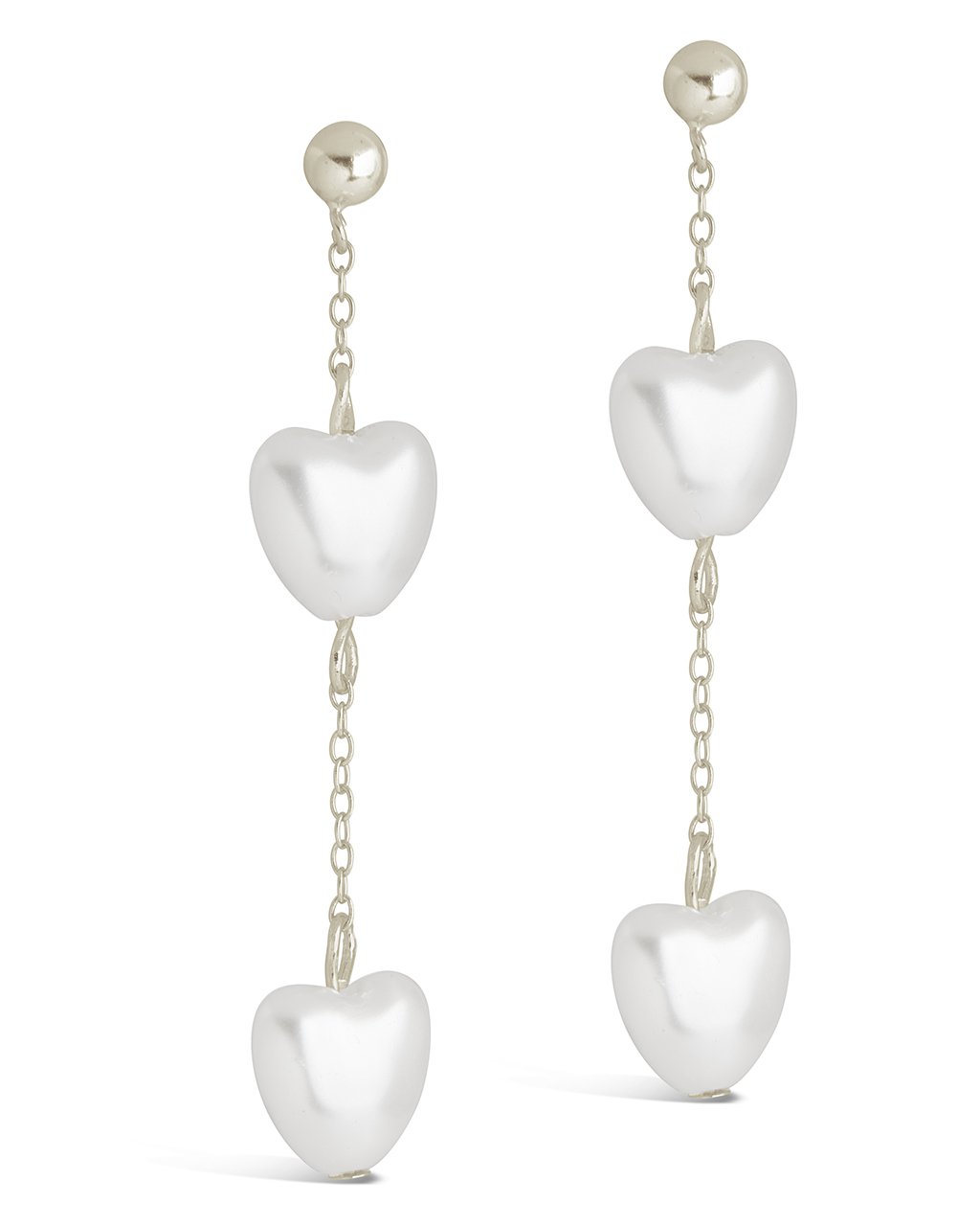 Tessie Drop Studs Earring Sterling Forever Silver 