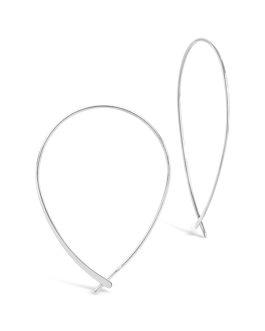 Delicate Threader Hoop Earrings - Sterling Forever