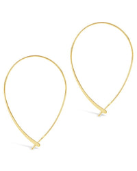 Delicate Threader Hoop Earrings - Sterling Forever