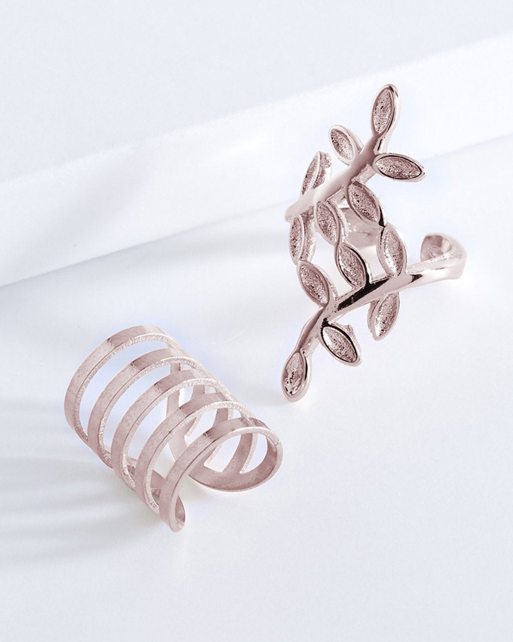 Leaf Ear Cuff Set of 2 - Sterling Forever