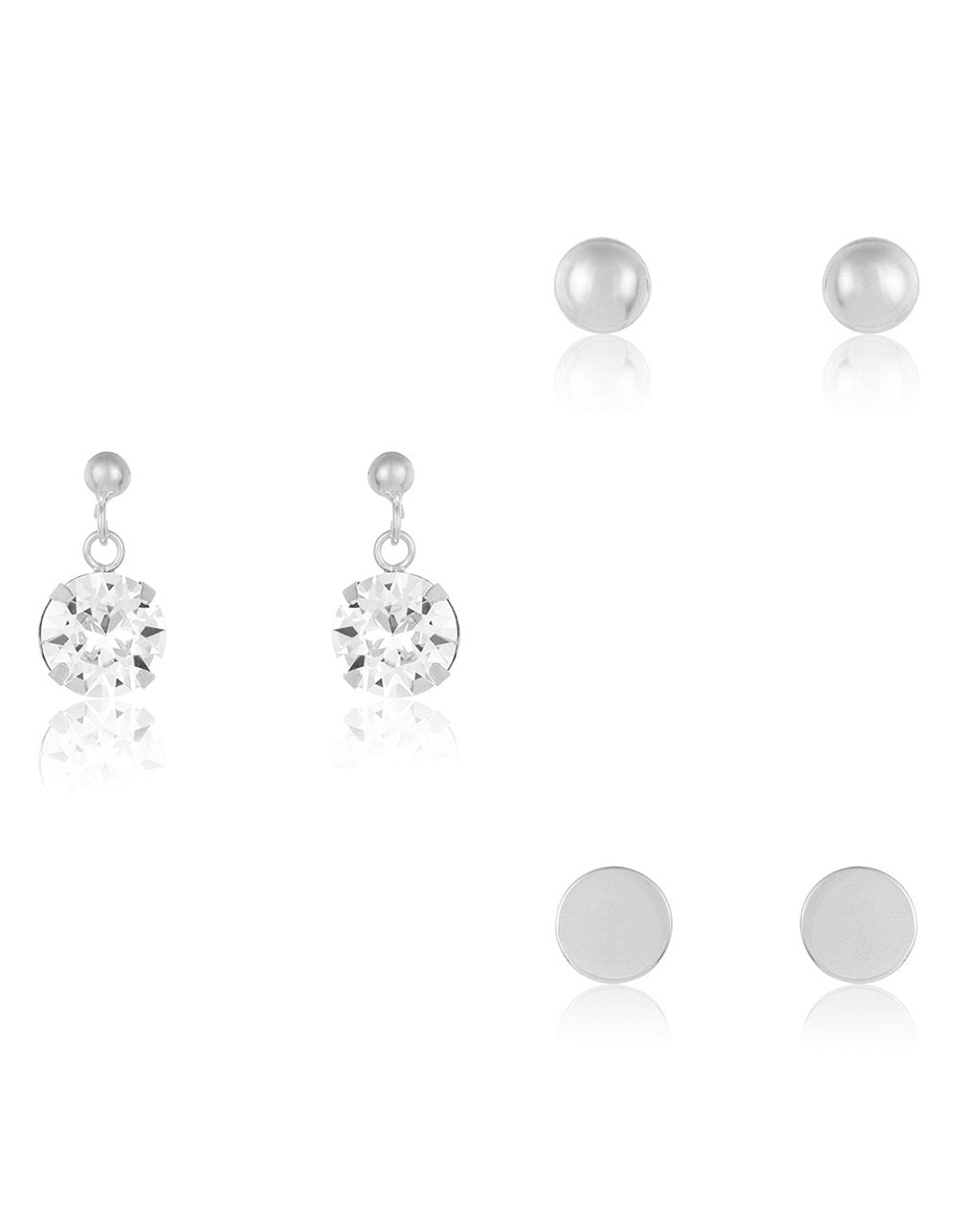 Sterling Silver Essential Earring Set of 3 - Sterling Forever