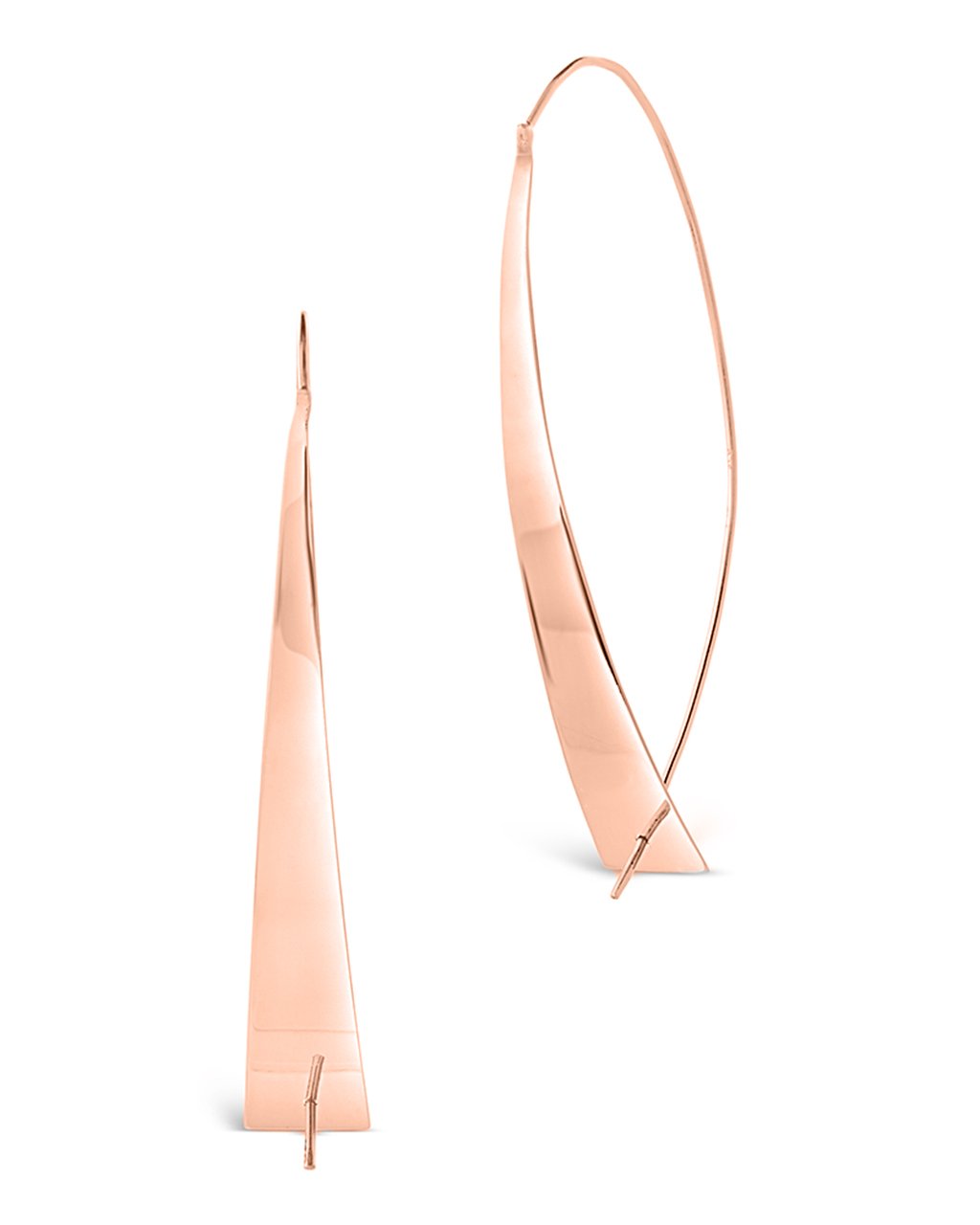 Sterling Silver Graduated Threader Earrings - Sterling Forever