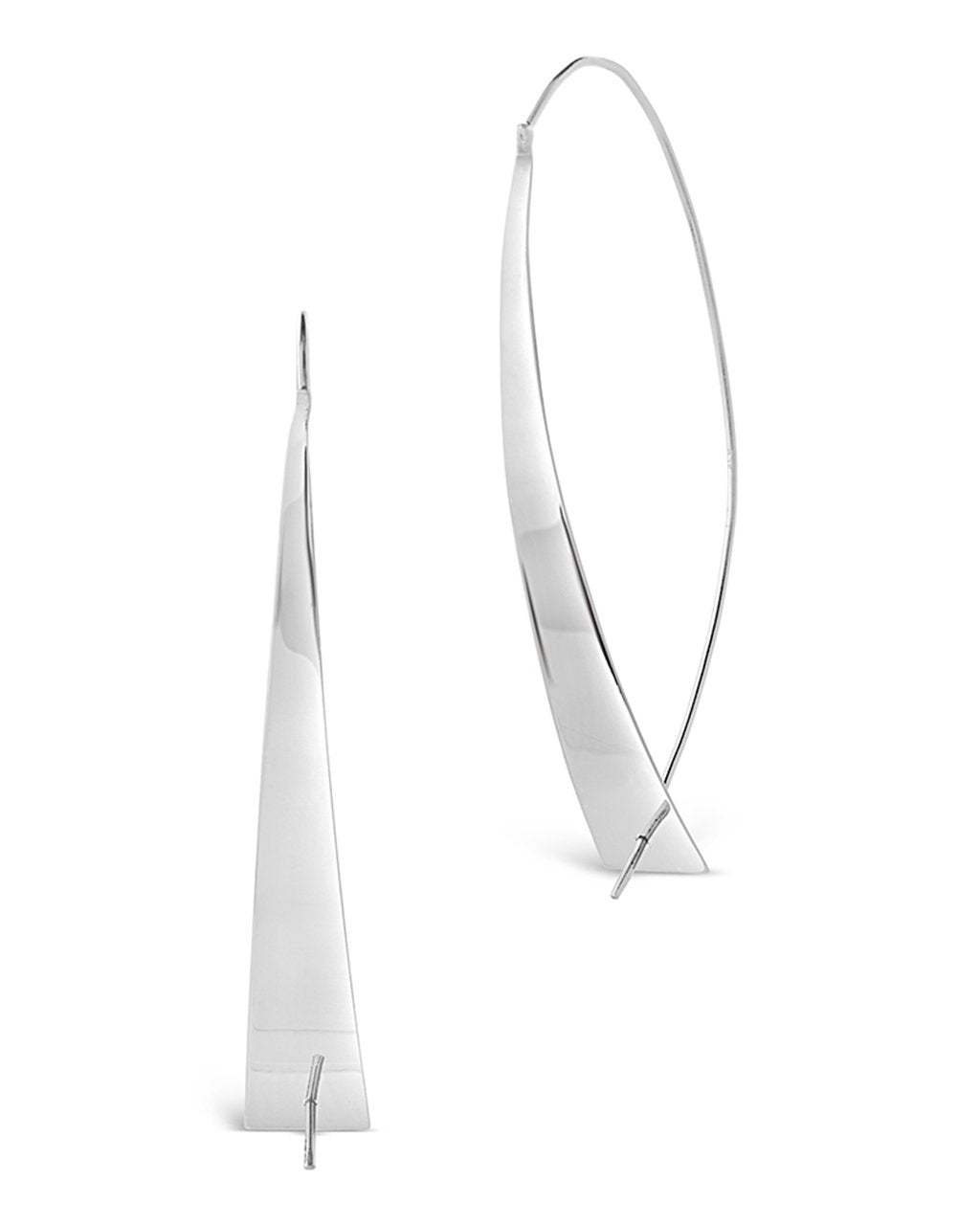 Sterling Silver Graduated Threader Earrings - Sterling Forever