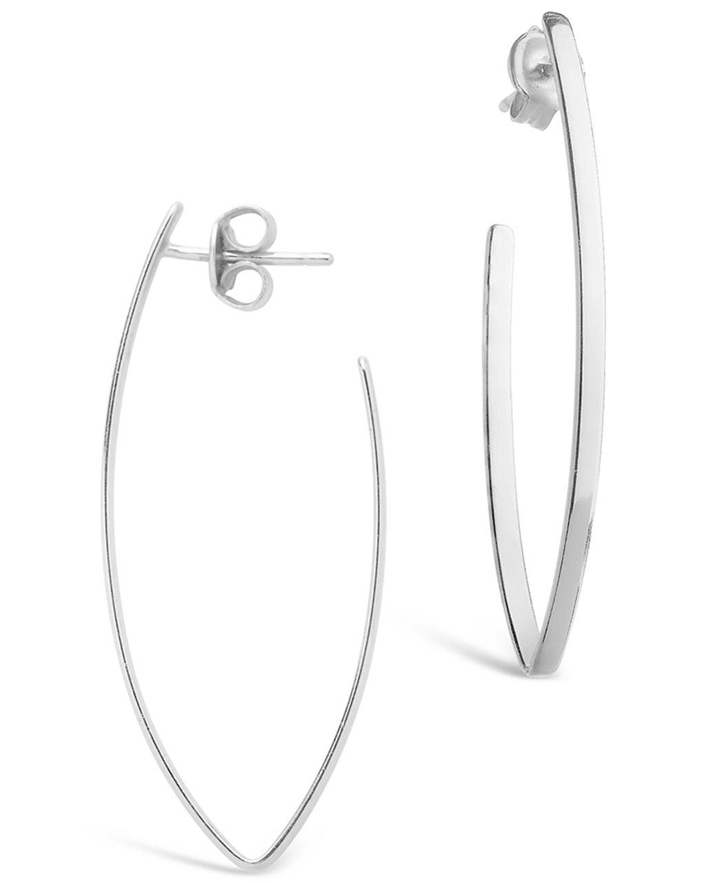 V Drop Earrings - Sterling Forever