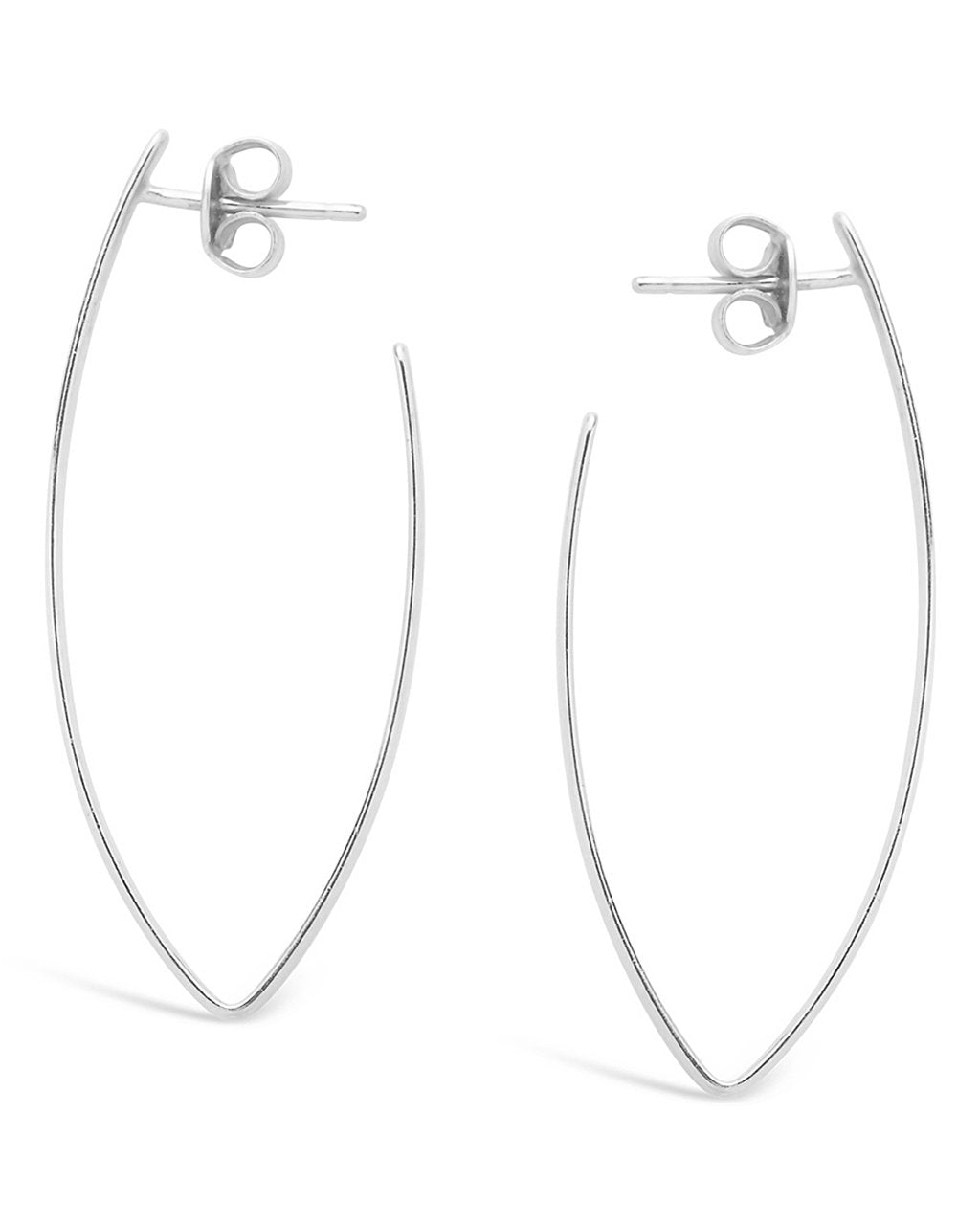 V Drop Earrings - Sterling Forever