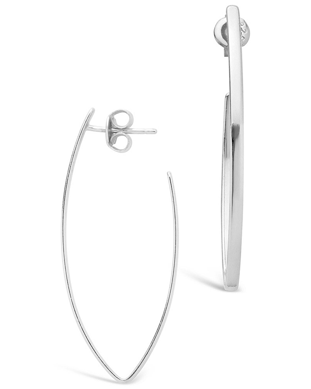 V Drop Earrings - Sterling Forever