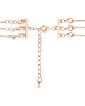 Sterling Silver 3 Layer Necklace Spacer Accessories Sterling Forever Rose Gold 