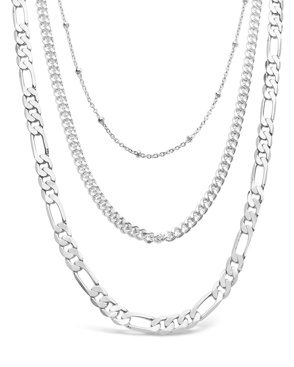 Simple Layered Chains - Sterling Forever