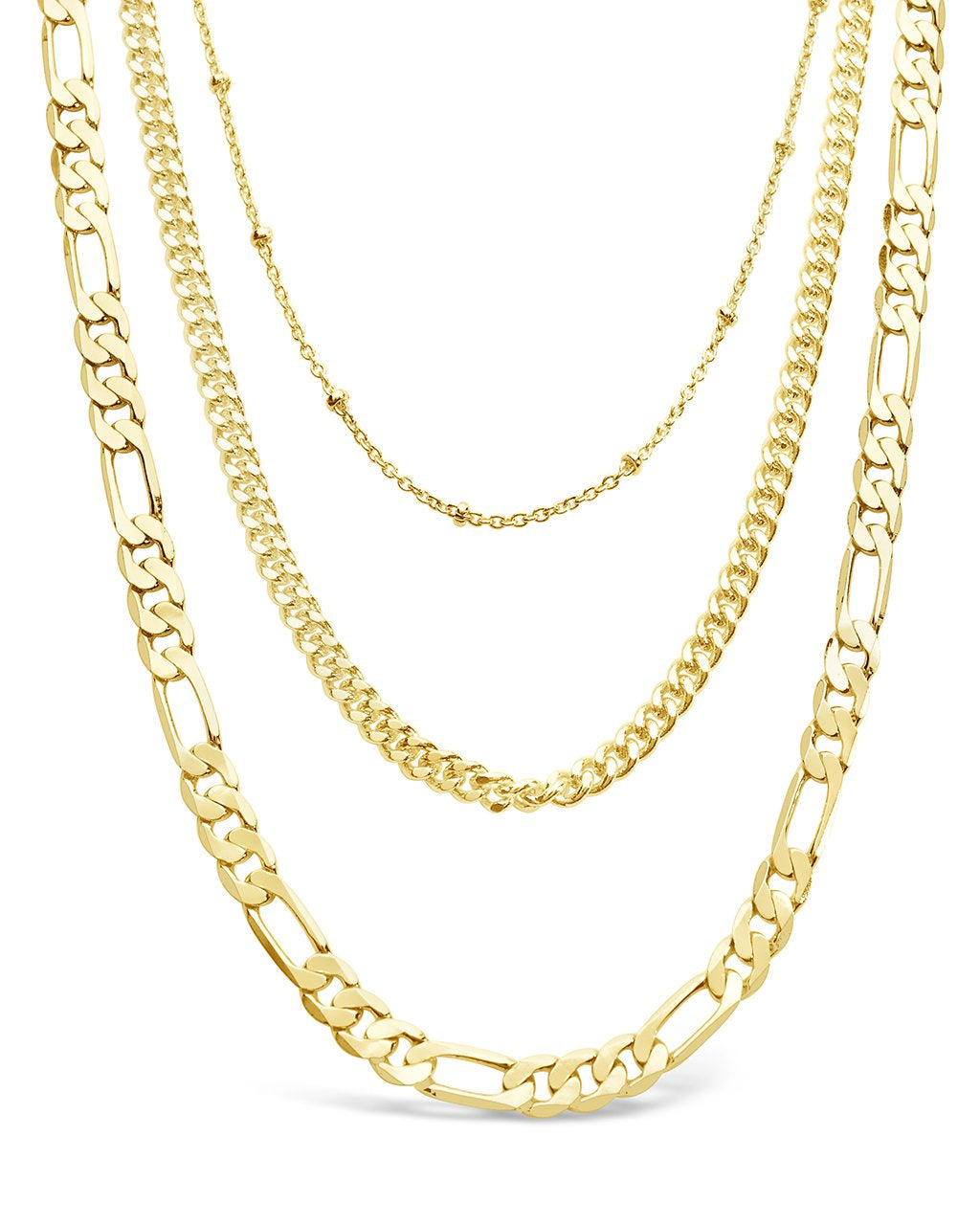 Simple Layered Chains - Sterling Forever