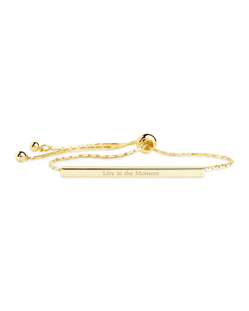 Inspirational Bar Slider Bracelet - Sterling Forever