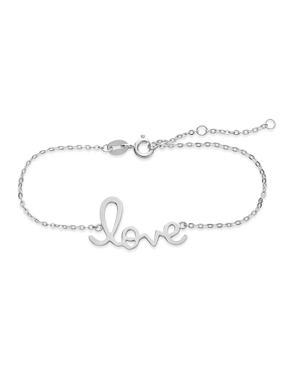 Sterling Silver Love Bracelet - Sterling Forever