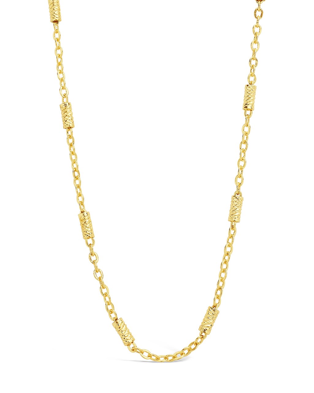 Delicate Textured Station Face Mask Chain Face Mask Chain Sterling Forever 