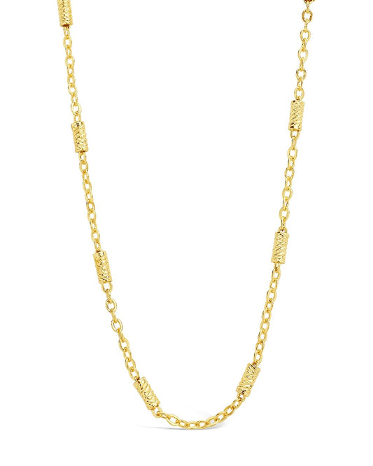 Delicate Textured Station Face Mask Chain Face Mask Chain Sterling Forever 