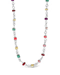 SHINE by Sterling Forever Multicolor Beaded Station Face Mask Lanyard Face Mask Chain SHINE by Sterling Forever 