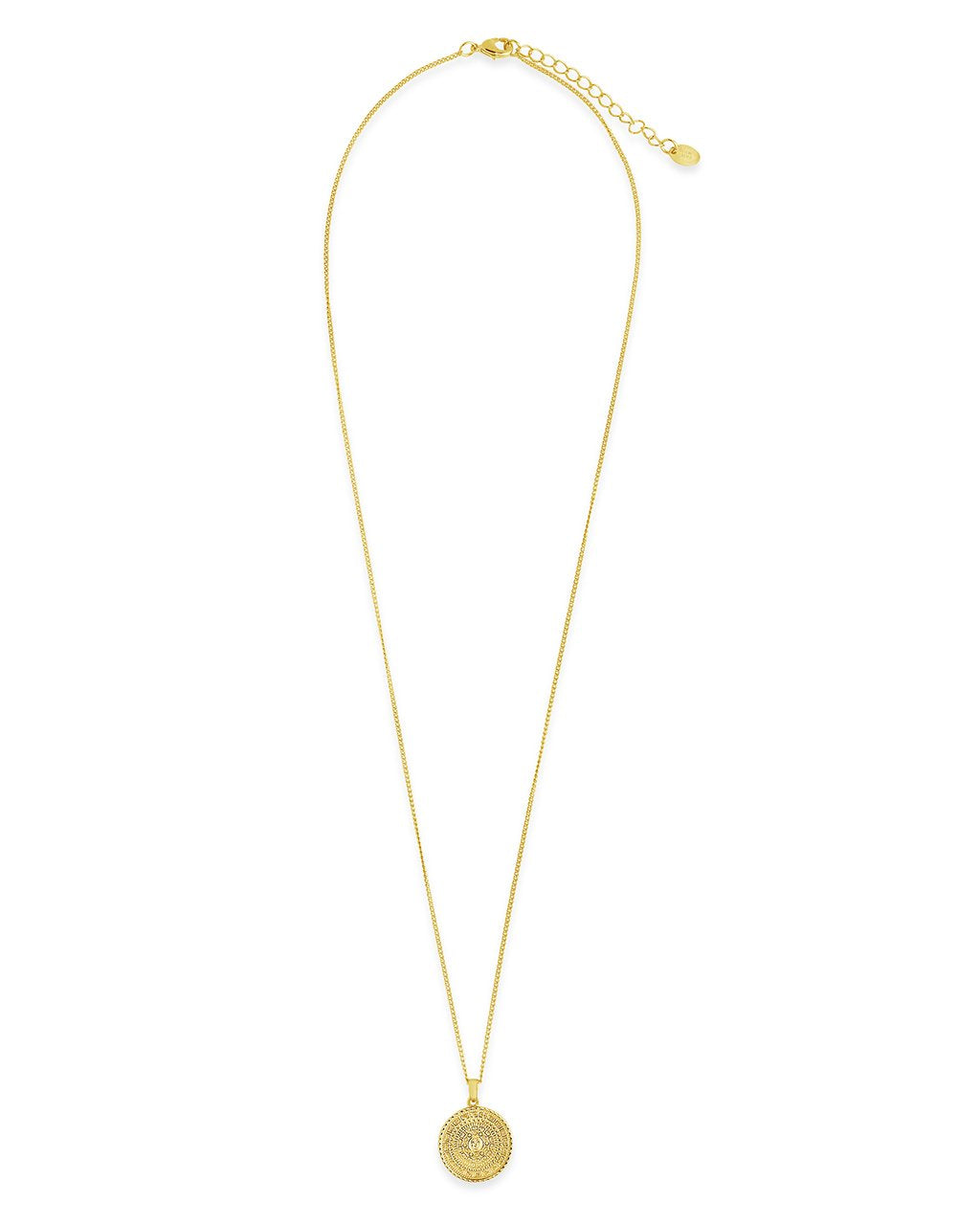 Gold Medallion Necklace - Sterling Forever
