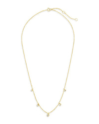 Sterling Silver CZ Dangling Bezel Necklace - Sterling Forever