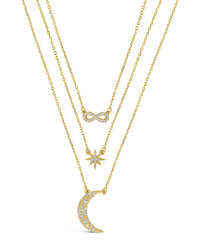 CZ Celestial Infinity Necklace - Sterling Forever