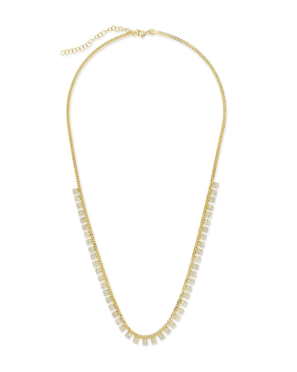 Multi CZ Charm Necklace Necklace Sterling Forever 