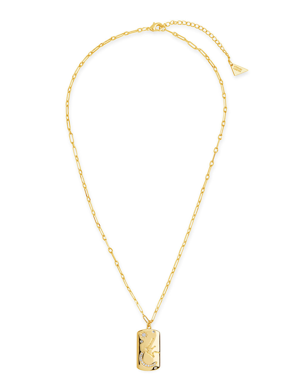 Constellation Dog Tag Necklace Necklace Sterling Forever 