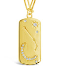 Constellation Dog Tag Necklace Necklace Sterling Forever 