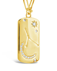 Constellation Dog Tag Necklace Necklace Sterling Forever 