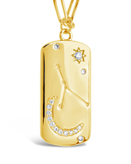 Constellation Dog Tag Necklace Necklace Sterling Forever 