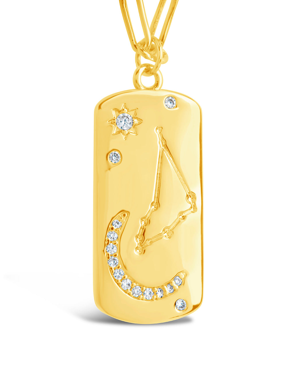 Constellation Dog Tag Necklace Necklace Sterling Forever 