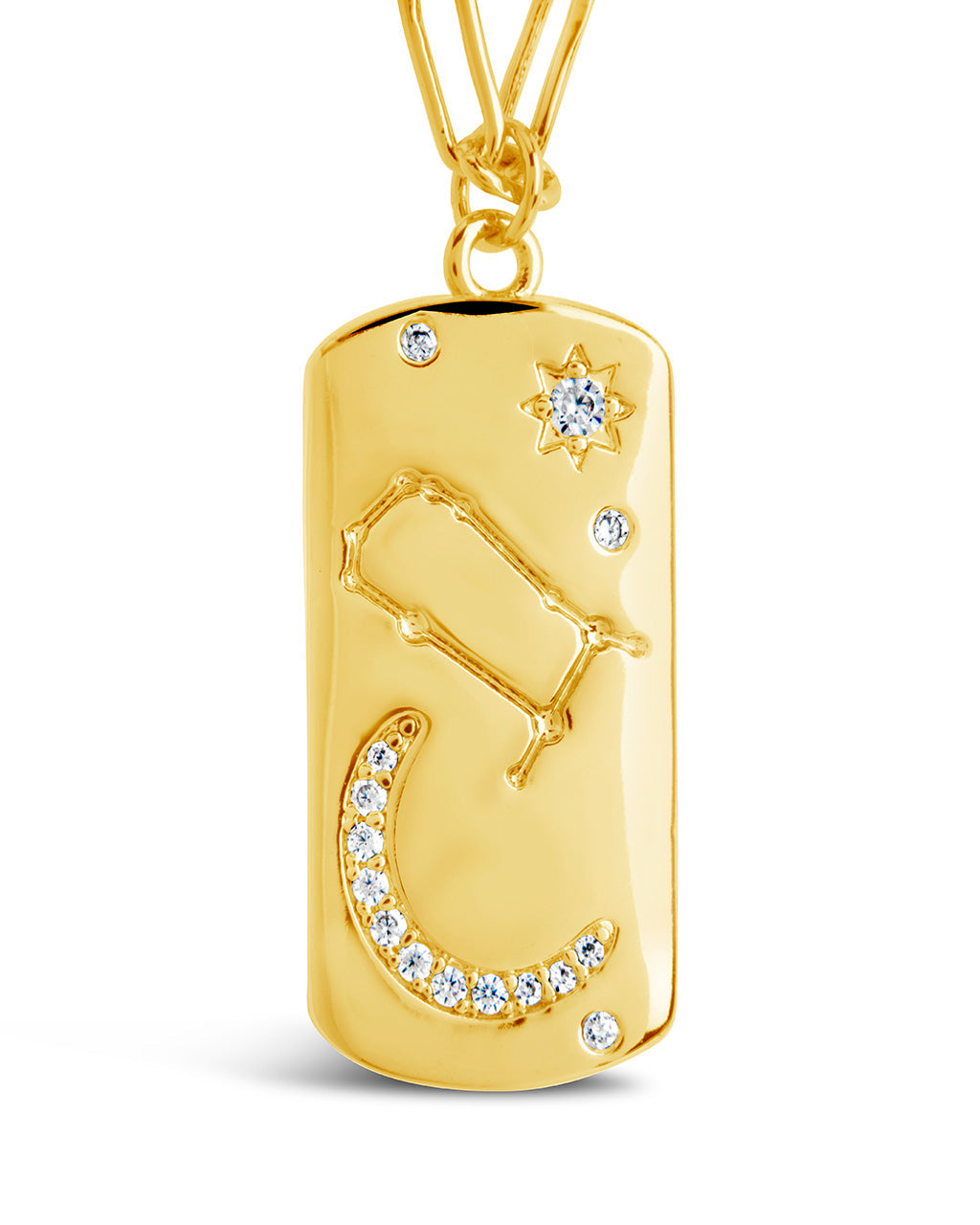 Constellation Dog Tag Necklace Necklace Sterling Forever 