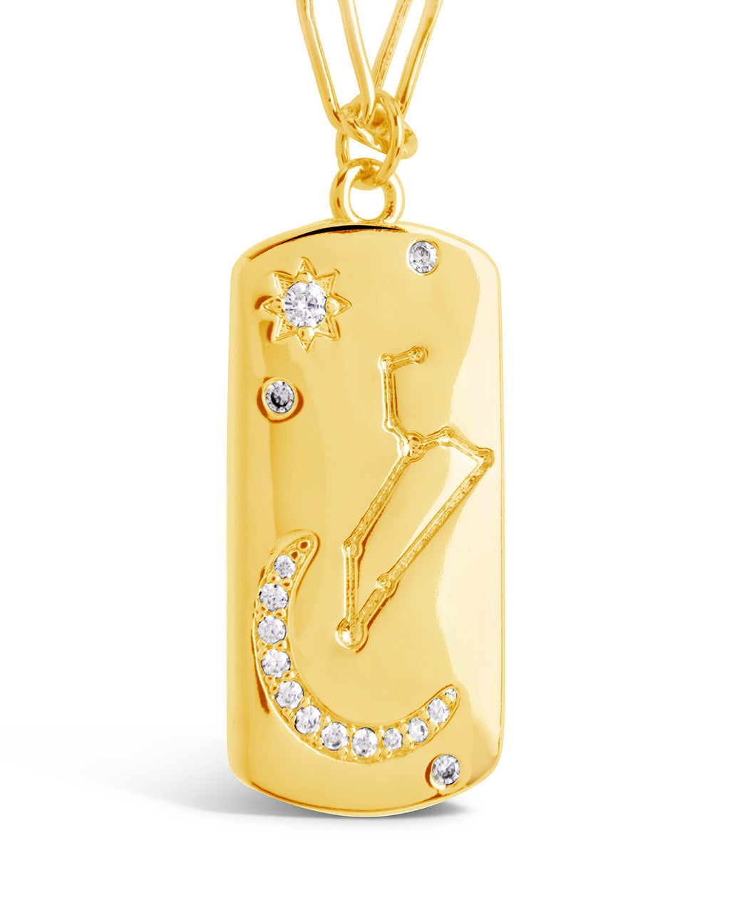 Constellation Dog Tag Necklace Necklace Sterling Forever 