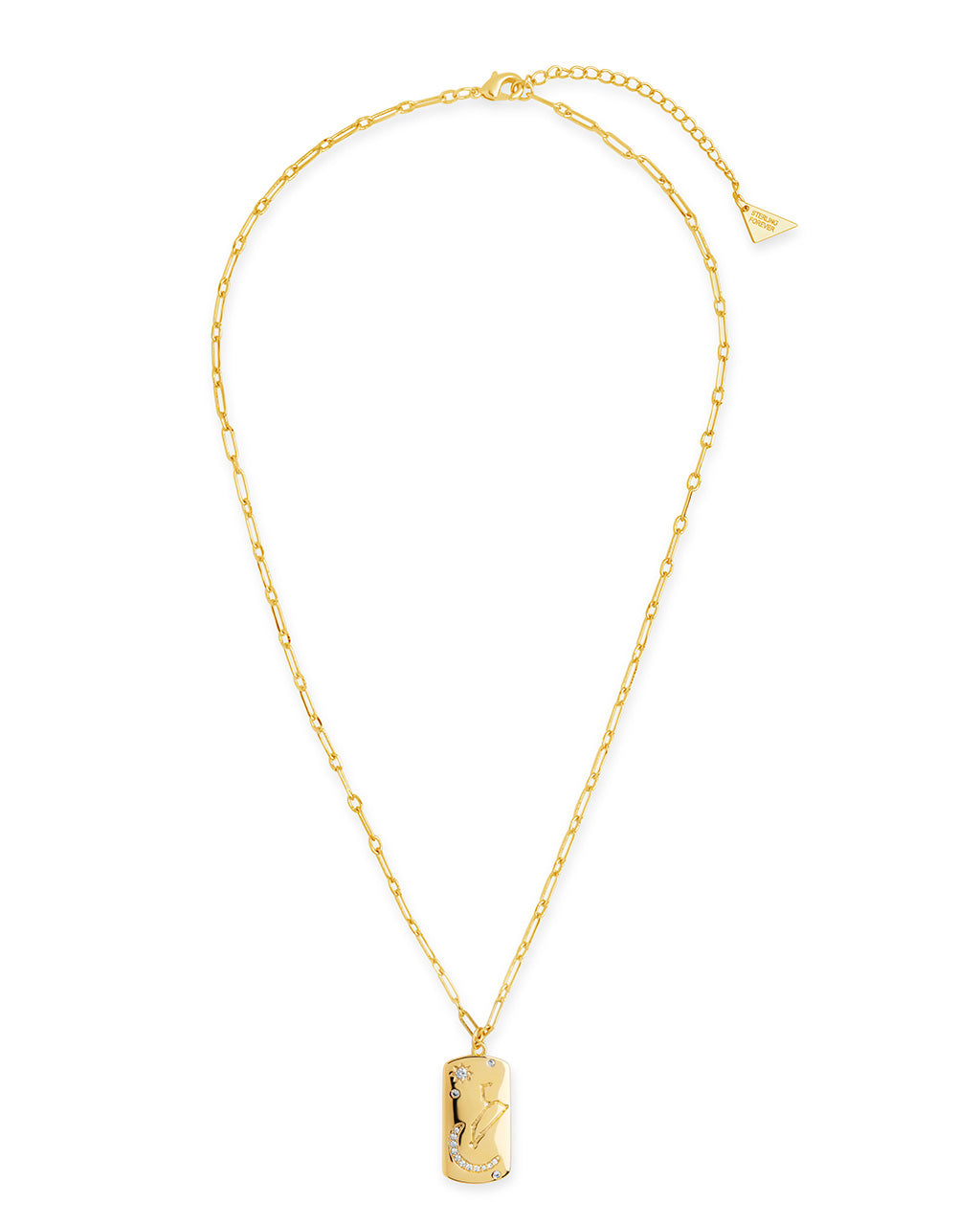 Constellation Dog Tag Necklace Necklace Sterling Forever 
