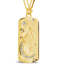 Constellation Dog Tag Necklace Necklace Sterling Forever 