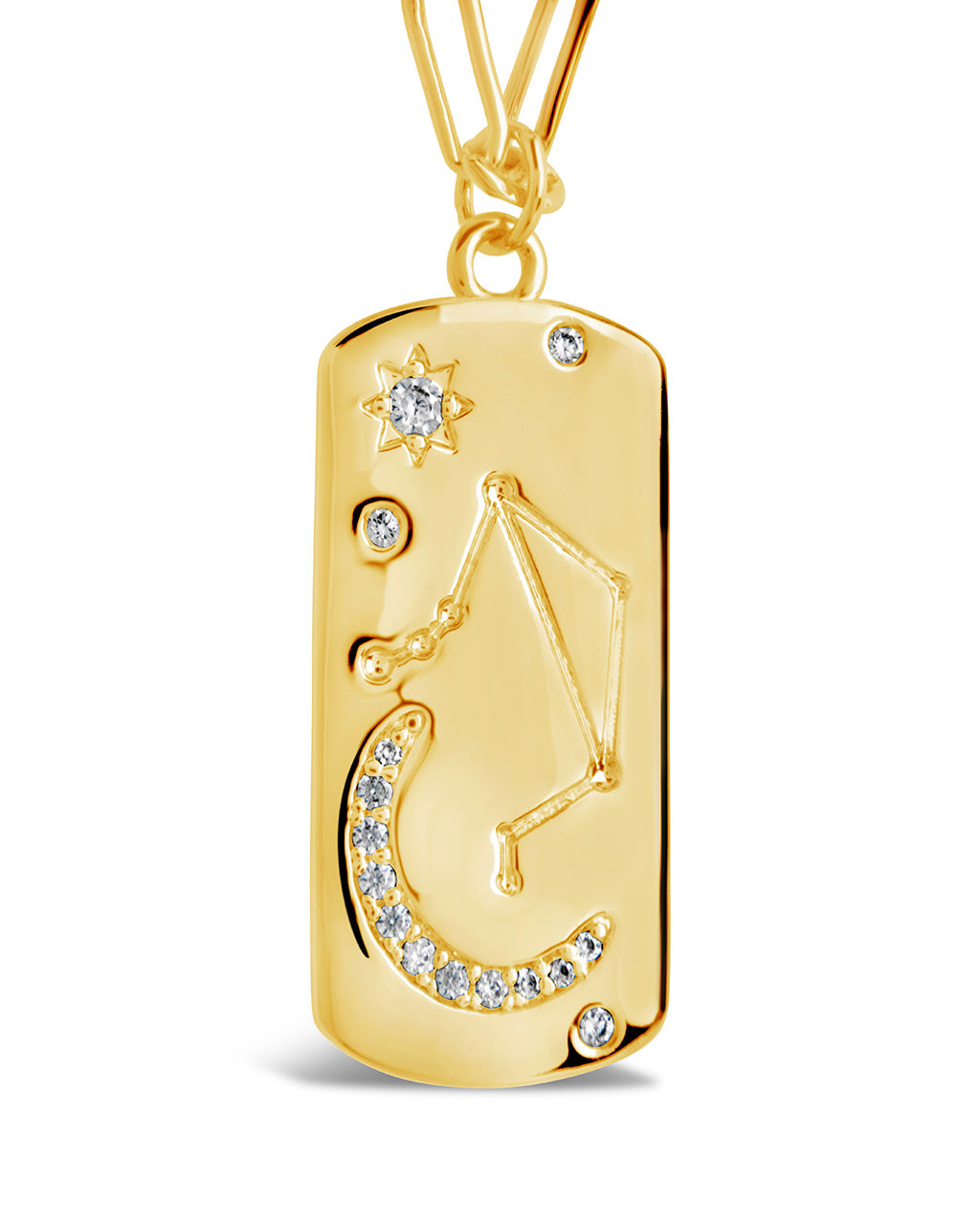 Constellation Dog Tag Necklace Necklace Sterling Forever 