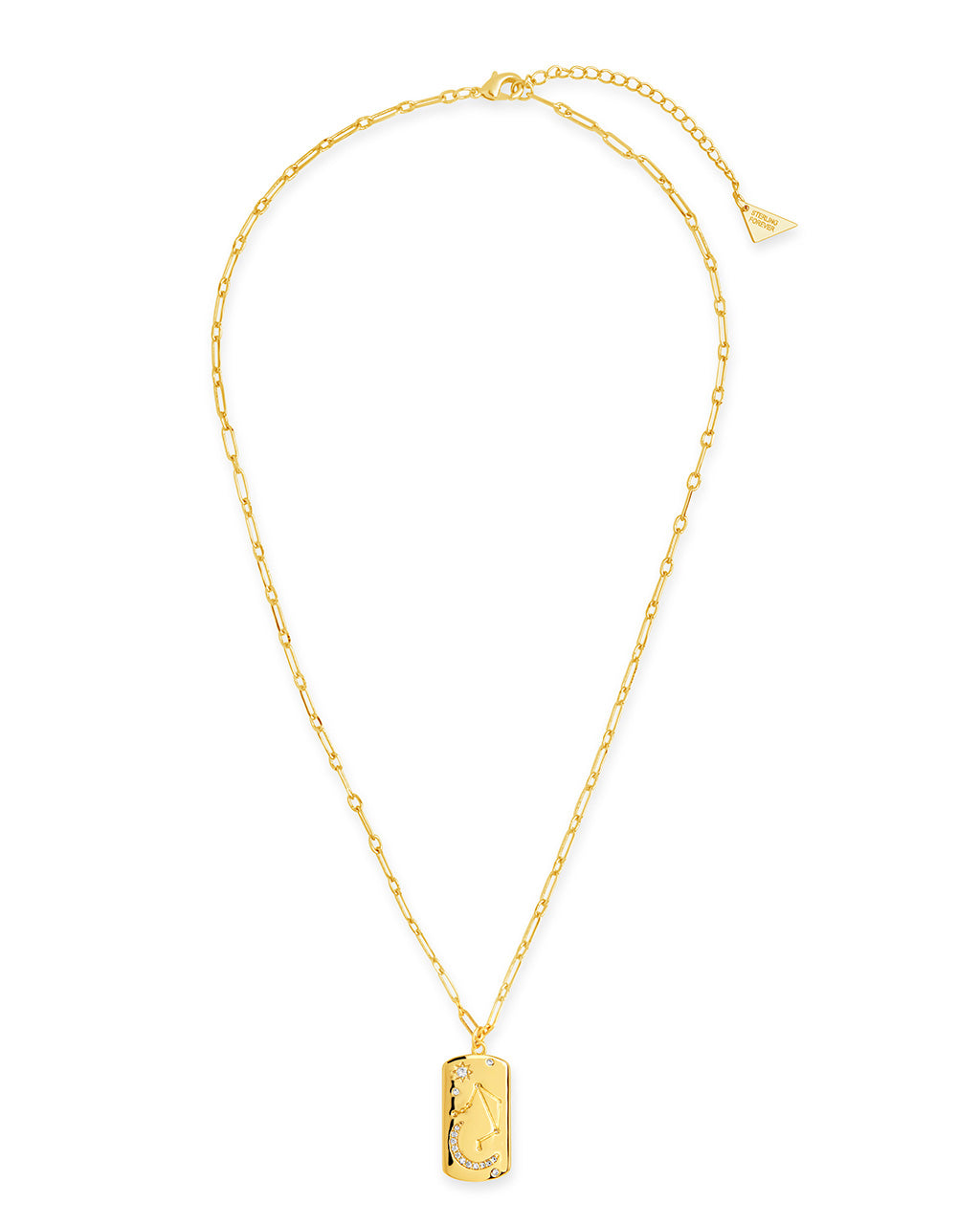 Constellation Dog Tag Necklace Necklace Sterling Forever 