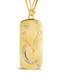 Constellation Dog Tag Necklace Necklace Sterling Forever 