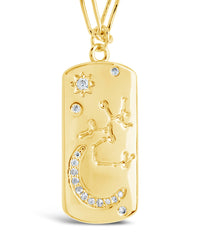 Constellation Dog Tag Necklace Necklace Sterling Forever 