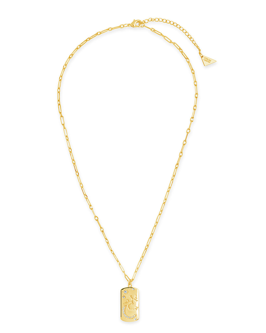 Constellation Dog Tag Necklace Necklace Sterling Forever 