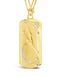 Constellation Dog Tag Necklace Necklace Sterling Forever 