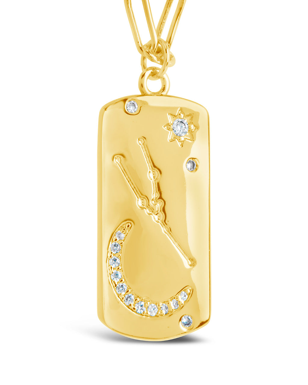 Constellation Dog Tag Necklace Necklace Sterling Forever 