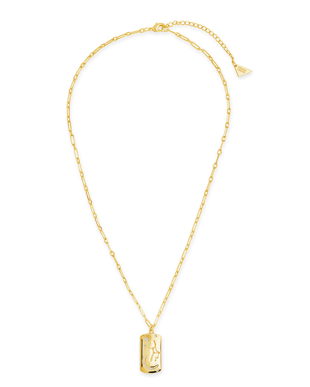 Constellation Dog Tag Necklace Necklace Sterling Forever 
