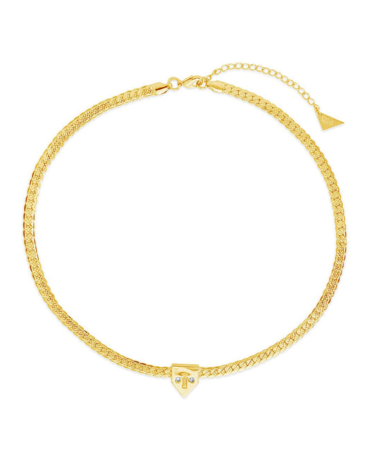 Catherine Choker Necklace Sterling Forever Gold 
