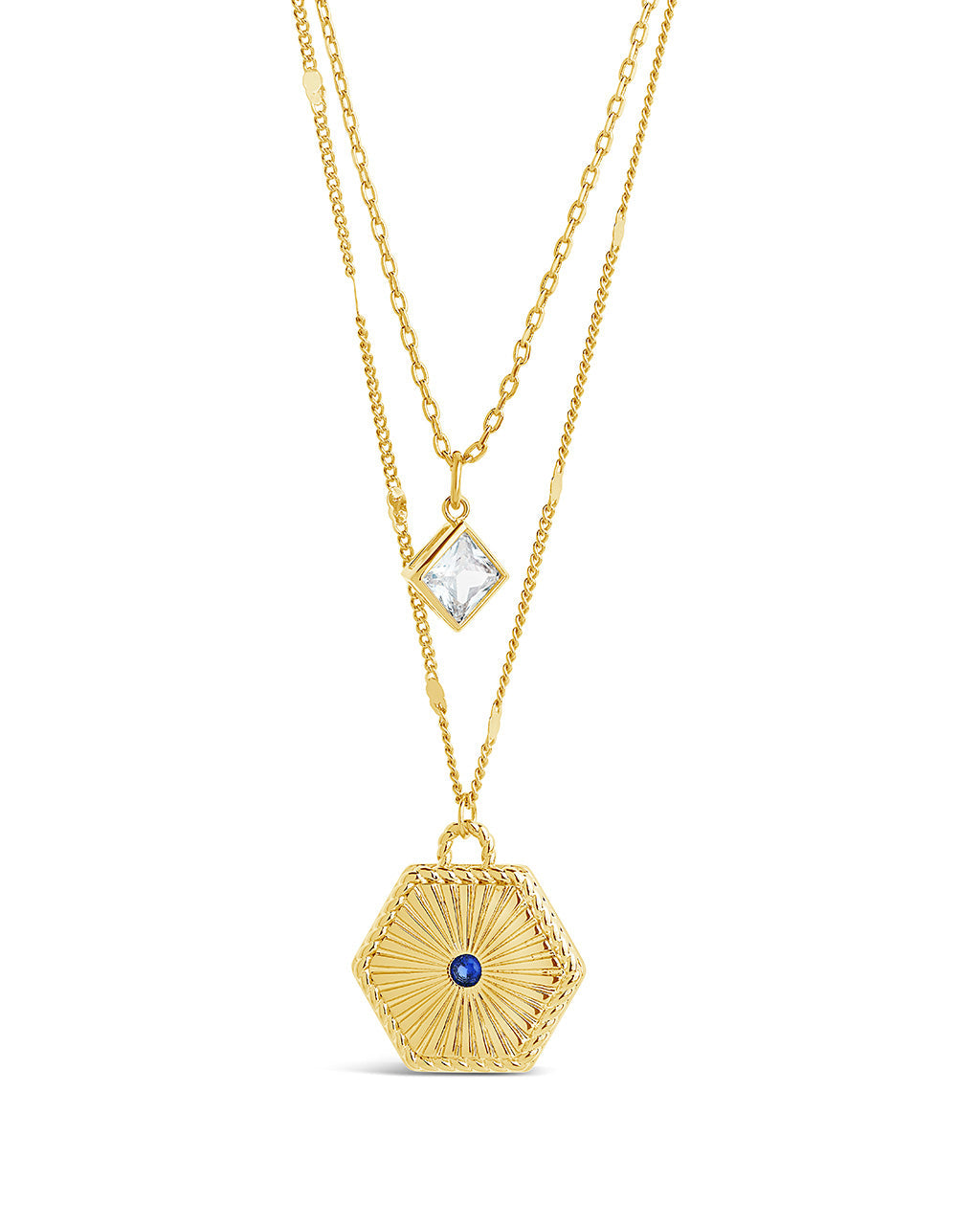 Elizabeth Layered Necklace Necklace Sterling Forever Gold 